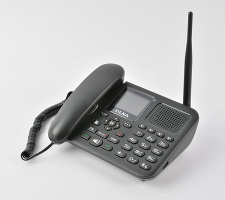 comprare Telefono senza fili fisso doppio dello scrittorio di GSM, telefono da tavolino dell'antenna di TNC online manufacture